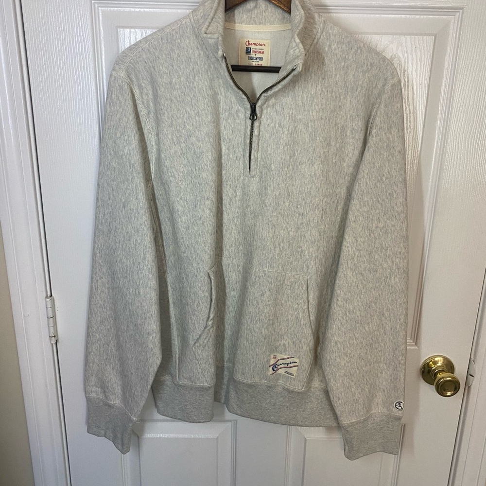 Todd Snyder X Champion 1/4 zip